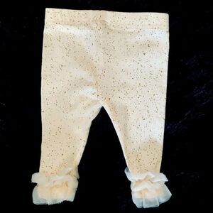 Tutu Couture Speckled Ruffled Tulle Leggings Size 3-6 Months
